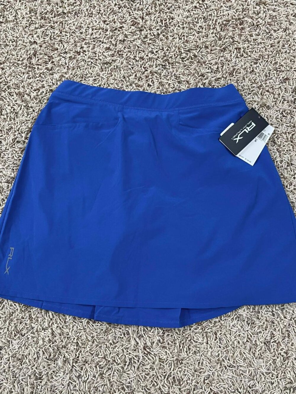 RLX Ralph Lauren Women’s Pleated AIM Stretch Performance Skort Blue, Size Small